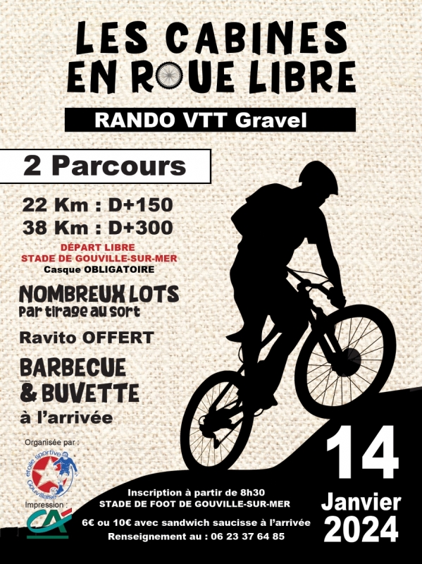 Manche VTT Rendez vous VTT du mois de Janvier 2024
