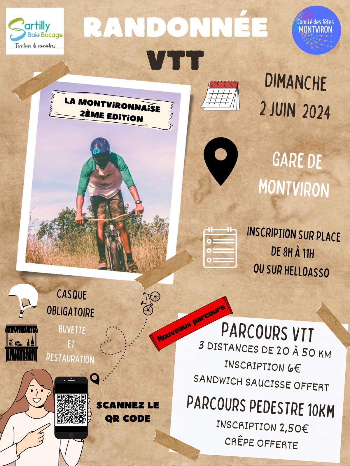 Manche VTT Rendez vous VTT du mois de Juin 2024